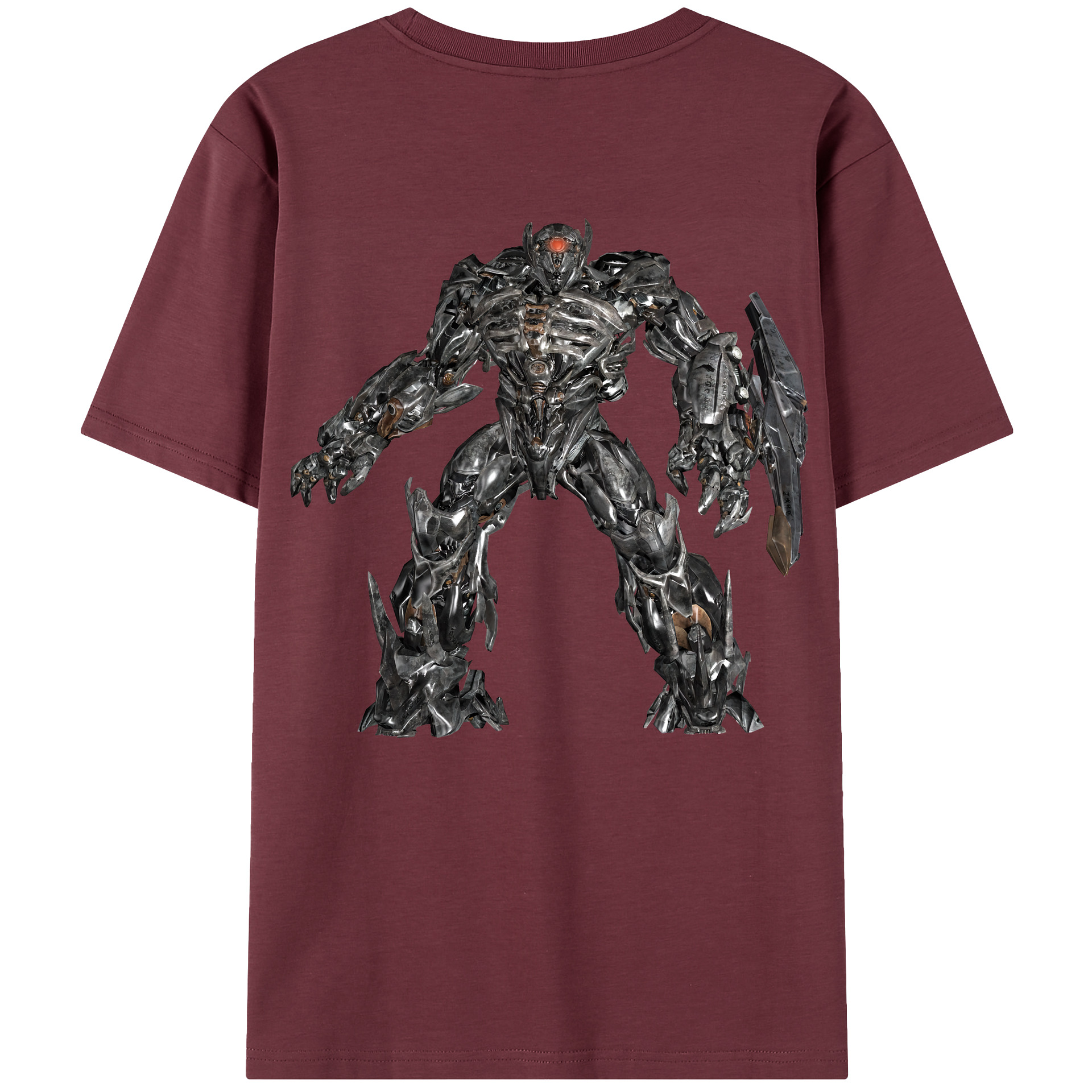 （画像用） Transformers トランスフォーマー 綿100％半袖Tシャツ（背面プリント）